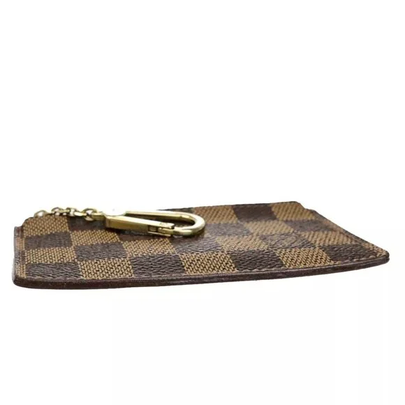 AUTHENTICITY GUARANTEED LOUIS VUITTON Pochette Cles Coin Key case Damier